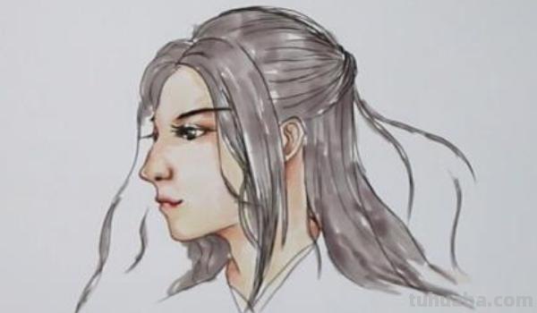 速写古风人物速写古风人物临摹图