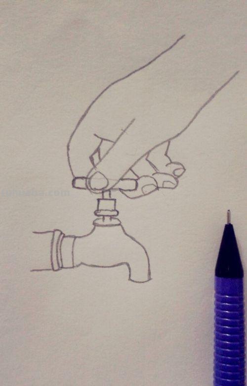 速写水龙头速写水龙头画 速写水龙头速写水龙头画