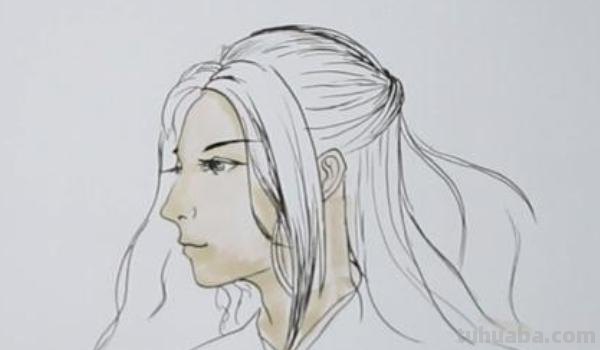 速写人物古风速写人物古风图片 线描