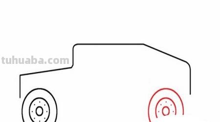 简单速写车速写汽车简单