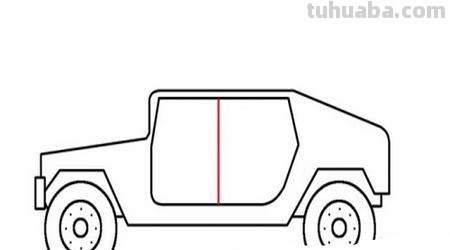 简单速写车速写汽车简单