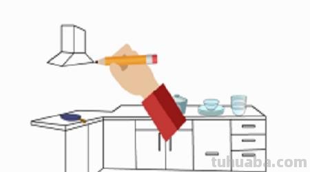 厨房场景速写厨房场景速写素材 厨房场景速写厨房场景速写素材