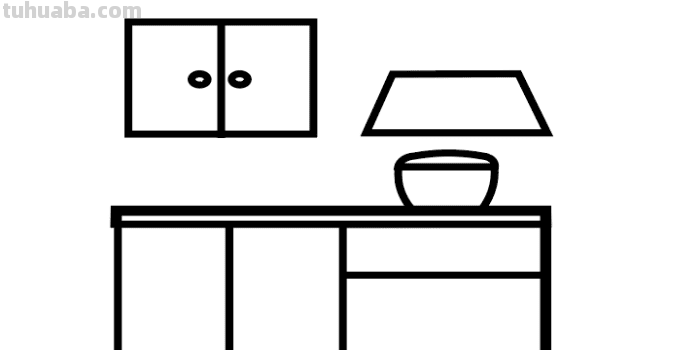 厨房场景速写厨房场景速写素材 厨房场景速写厨房场景速写素材