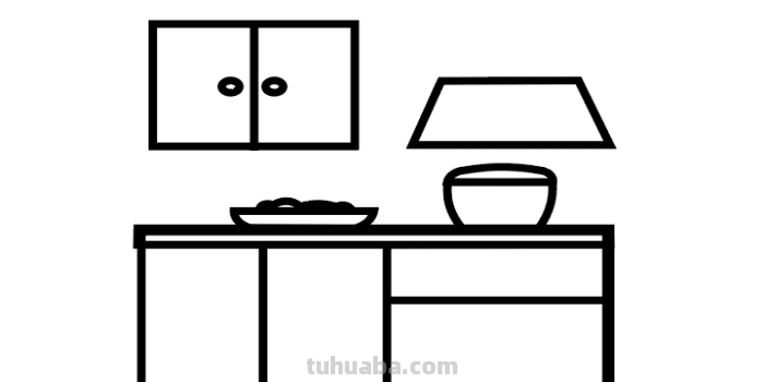 厨房场景速写厨房场景速写素材 厨房场景速写厨房场景速写素材