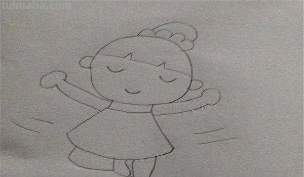 跳芭蕾速写跳芭蕾的速写