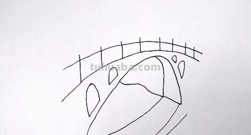 桥简单速写桥的速写简单