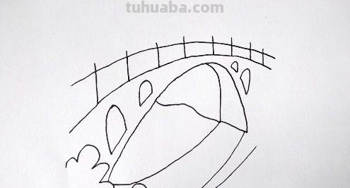 桥简单速写桥的速写简单