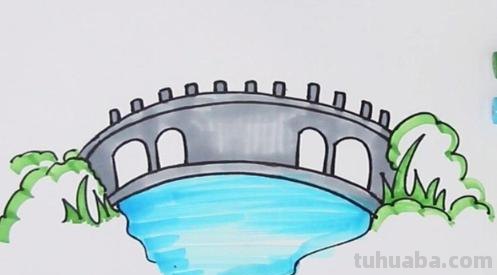 桥简单速写桥的速写简单