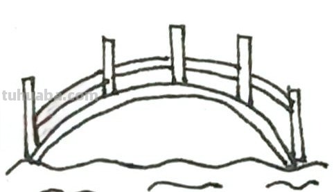 桥简单速写桥的速写简单