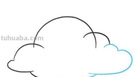 白云的速写白云速写画法