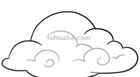 白云的速写白云速写画法