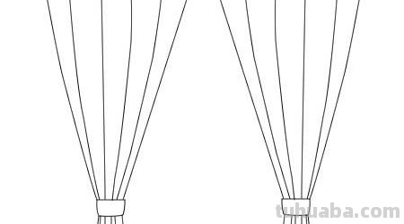 窗帘的速写窗帘速写图片 窗帘的速写窗帘速写图片