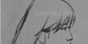 速写头部男速写头部男青年