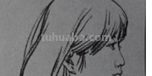 速写头部男速写头部男青年