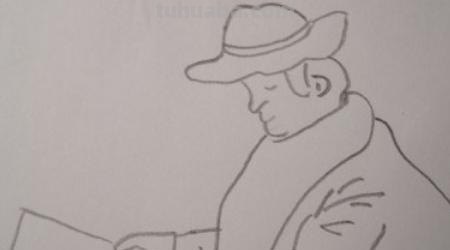 速写头部男速写头部男青年