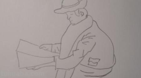 速写头部男速写头部男青年