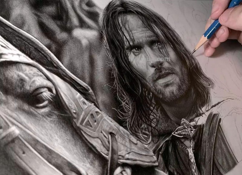 这幅超精细素描，只需一眼，你就会存起来！