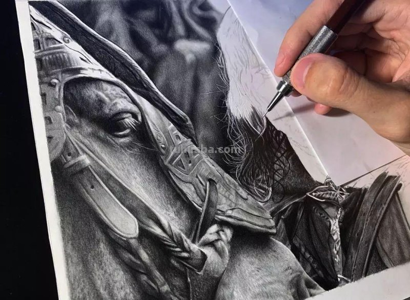 这幅超精细素描，只需一眼，你就会存起来！