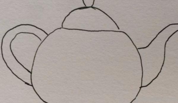 创意速写茶壶创意速写茶壶图片 创意速写茶壶创意速写茶壶图片