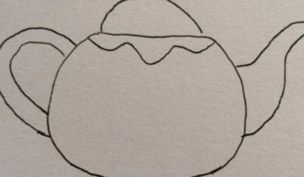 创意速写茶壶创意速写茶壶图片 创意速写茶壶创意速写茶壶图片