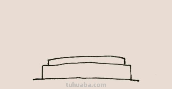 公园亭子速写公园亭子速写图片