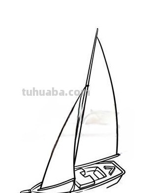 船创意速写船的创意速写