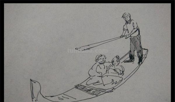 船创意速写船的创意速写