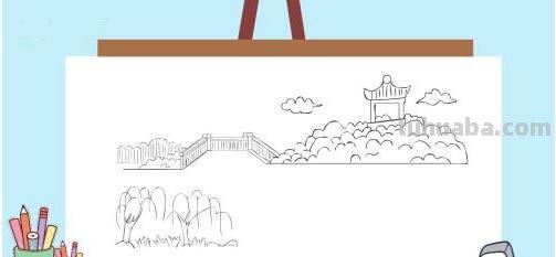 公园一角场景速写公园一角场景速写临摹 公园一角场景速写公园一角场景速写临摹