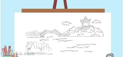 公园一角场景速写公园一角场景速写临摹 公园一角场景速写公园一角场景速写临摹