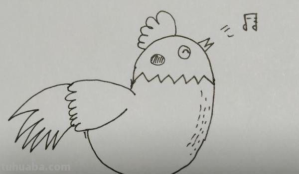 速写动物鸡动物鸡速写图片临摹高清 速写动物鸡动物鸡速写图片临摹高清