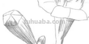 花手绘速写手绘花卉速写