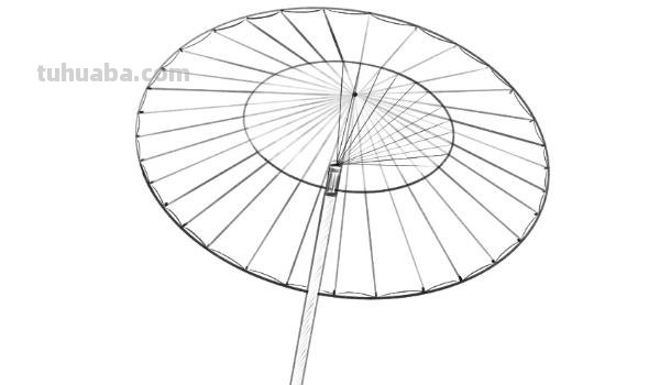 创意速写伞创意速写雨伞 创意速写伞创意速写雨伞