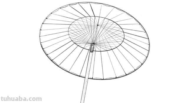 创意速写伞创意速写雨伞 创意速写伞创意速写雨伞