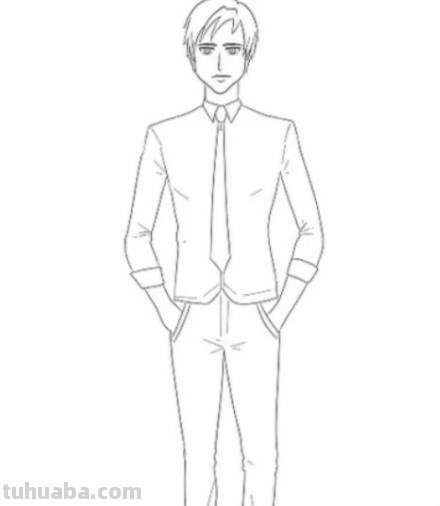 动漫男速写动漫男速写图片