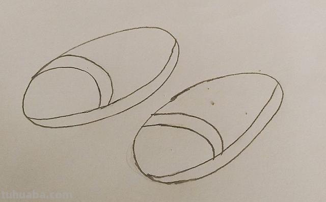 拖鞋的速写拖鞋速写图