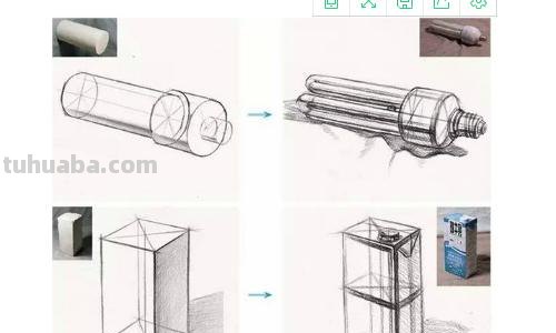 单个物体速写单个物体速写图片临摹 简单