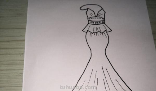 简单速写婚纱简单速写婚纱图片