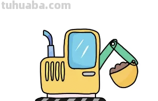 挖掘机速写挖掘机速写图片