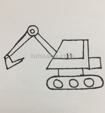 挖掘机速写挖掘机速写图片