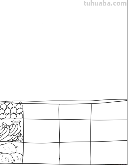 速写水果摊速写水果摊照片