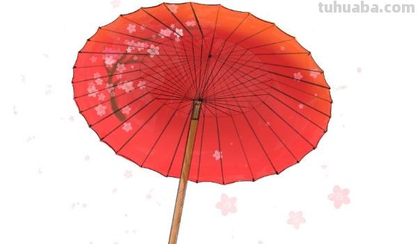 油纸伞速写油纸伞素描