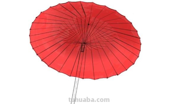 油纸伞速写油纸伞素描