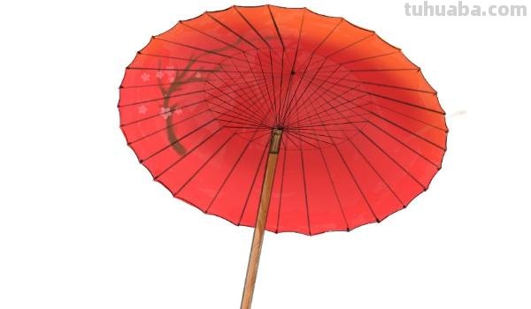 油纸伞速写油纸伞素描