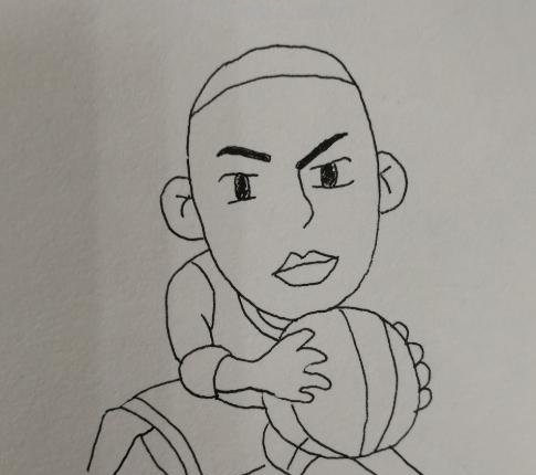 打篮球场景速写打篮球场景速写图片