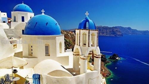 速写爱琴海爱琴海画