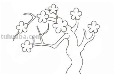 速写桃花树速写桃花树图片 速写桃花树速写桃花树图片