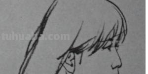 速写头部侧面速写头部侧面临摹