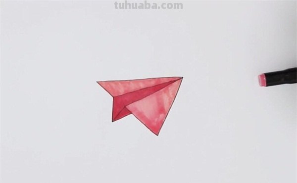 纸飞机速写纸飞机素描