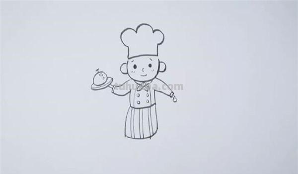 速写人物厨师速写人物厨师写生