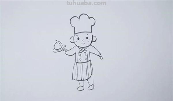 速写人物厨师速写人物厨师写生
